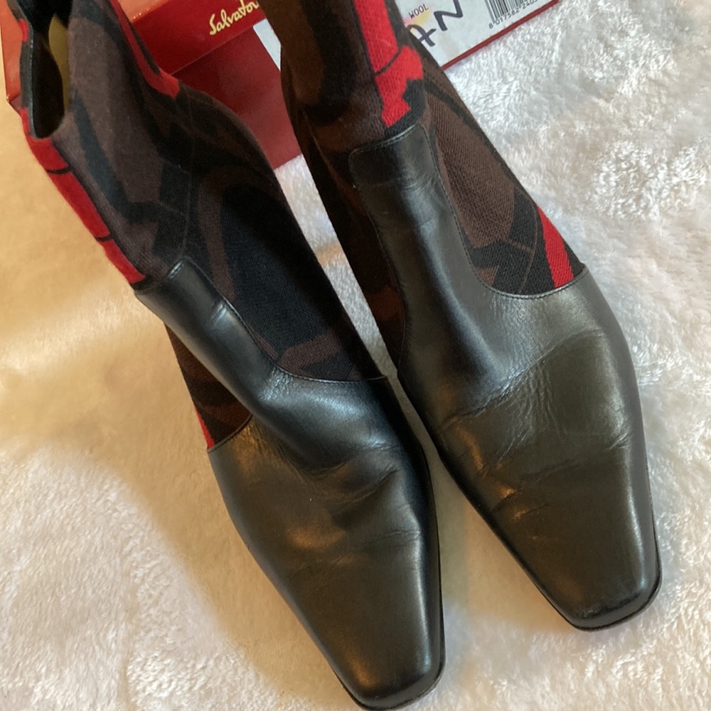 Salvatore Ferragamo Boots Sz 8B - Picture 5 of 9